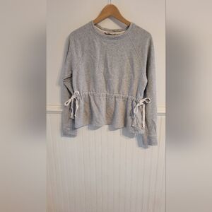 Athleta Gray Sweatshirt with Side Ties
